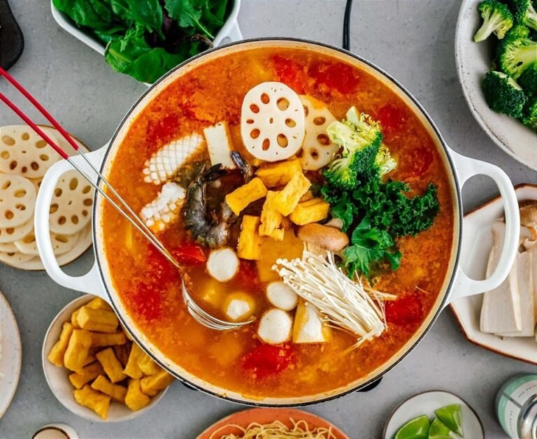 Cách Nấu Món Lẩu Thái Chay Kiểu Thái